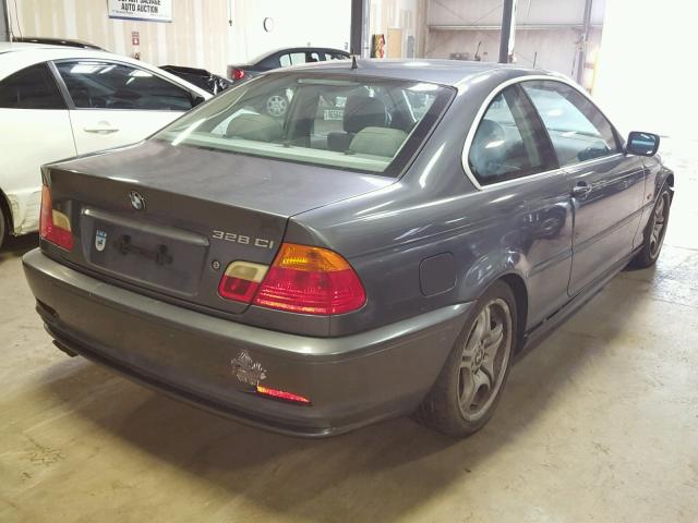 WBABM5349YJN93871 - 2000 BMW 328 CI GRAY photo 4