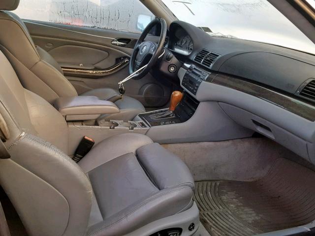 WBABM5349YJN93871 - 2000 BMW 328 CI GRAY photo 5