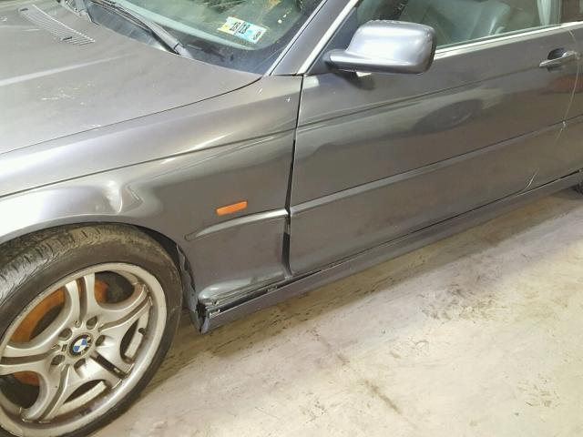 WBABM5349YJN93871 - 2000 BMW 328 CI GRAY photo 9