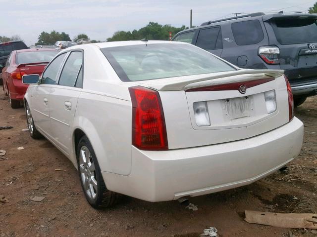 1G6DP577870121028 - 2007 CADILLAC CTS HI FEA WHITE photo 3