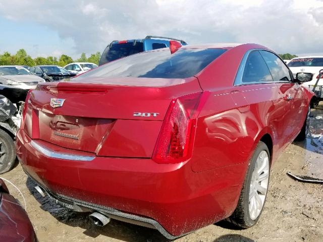 1G6AA1RX4K0130280 - 2019 CADILLAC ATS RED photo 4