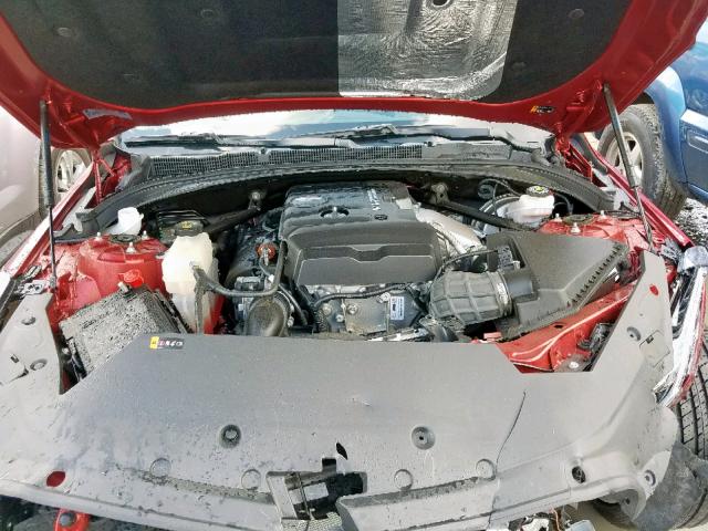 1G6AA1RX4K0130280 - 2019 CADILLAC ATS RED photo 7