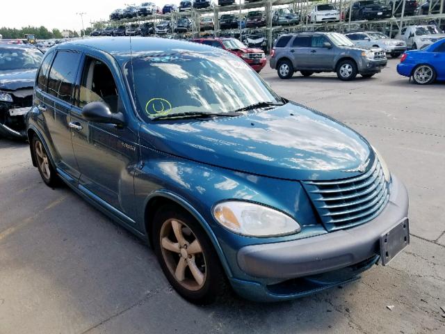 3C4FY4BB51T527951 - 2001 CHRYSLER PT CRUISER TEAL photo 1