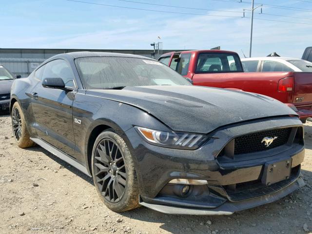 1FA6P8CF1H5319724 - 2017 FORD MUSTANG GT BLACK photo 1