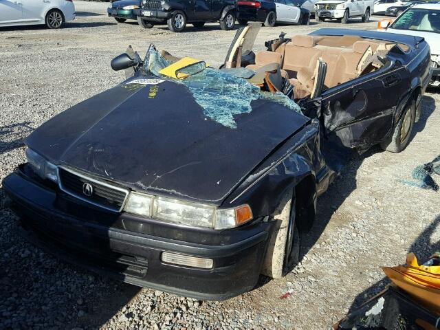 JH4CC2641NC014021 - 1992 ACURA VIGOR LS MAROON photo 2