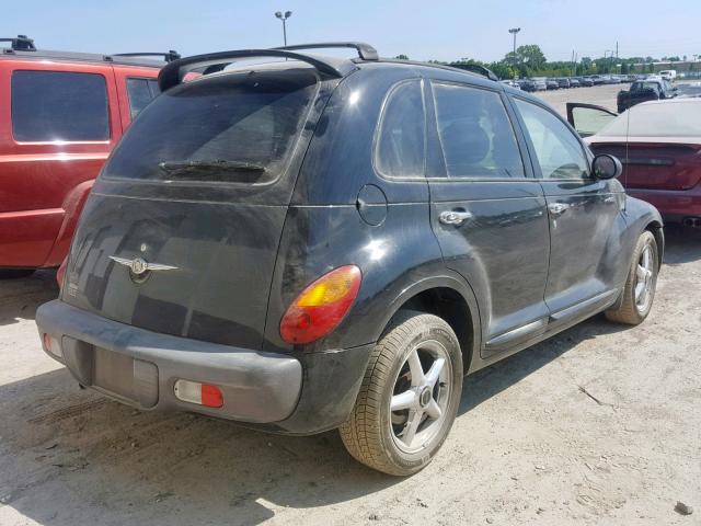 3C8FY4BB71T293732 - 2001 CHRYSLER PT CRUISER BLACK photo 4