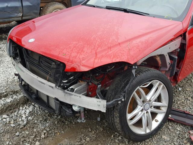 WDDGF4HB0ER315822 - 2014 MERCEDES-BENZ C 250 RED photo 9