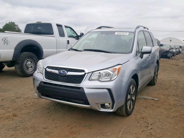JF2SJAJC9HH506025 - 2017 SUBARU FORESTER 2 SILVER photo 2