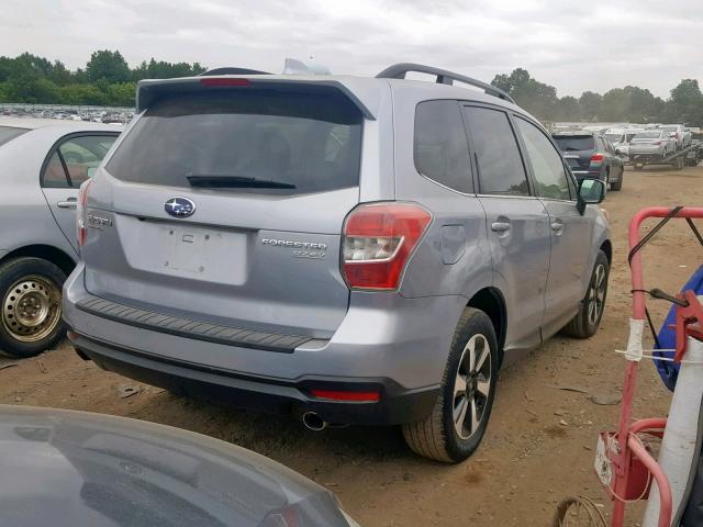 JF2SJAJC9HH506025 - 2017 SUBARU FORESTER 2 SILVER photo 4