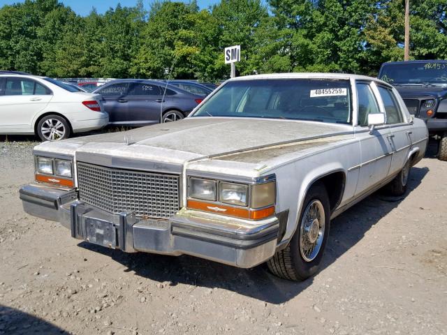 1G6DW51Y0JR763461 - 1988 CADILLAC BROUGHAM WHITE photo 2