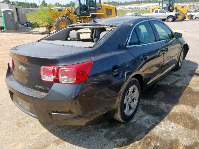 1G11B5SL0EF167832 - 2014 CHEVROLET MALIBU LS GRAY photo 4