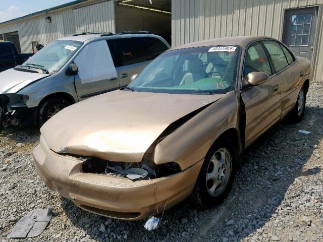 1G3WS52K0WF339704 - 1998 OLDSMOBILE INTRIGUE G GOLD photo 2