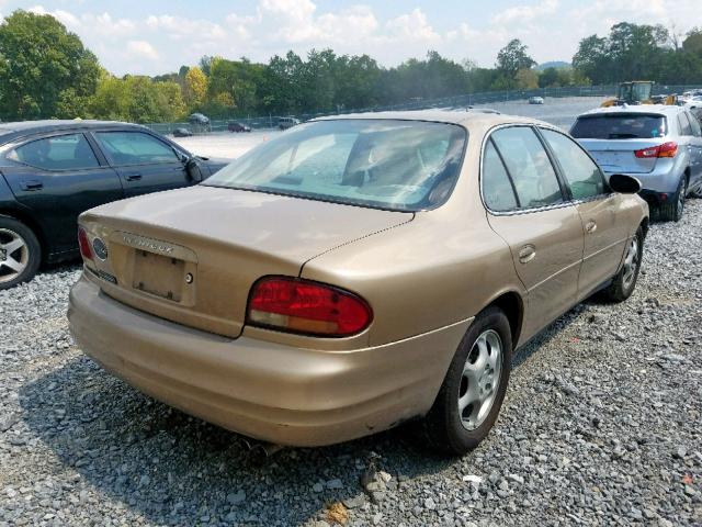 1G3WS52K0WF339704 - 1998 OLDSMOBILE INTRIGUE G GOLD photo 4