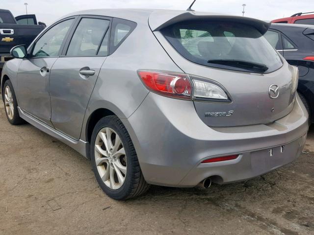 JM1BL1K51B1902393 - 2011 MAZDA 3 S GRAY photo 3