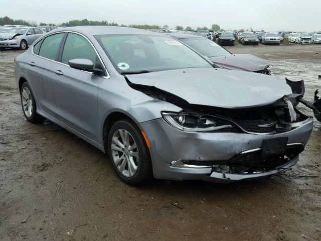 1C3CCCAB8FN591006 - 2015 CHRYSLER 200 LIMITE SILVER photo 1