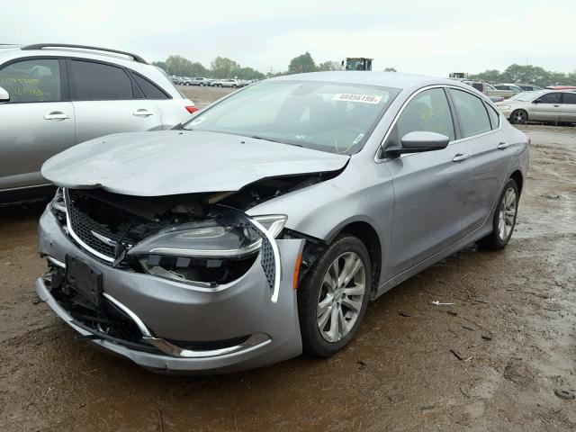 1C3CCCAB8FN591006 - 2015 CHRYSLER 200 LIMITE SILVER photo 2