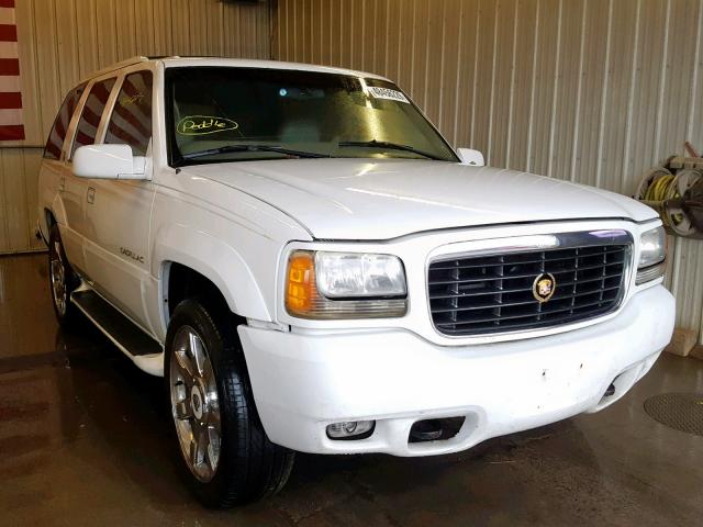 1GYEK63RXYR205887 - 2000 CADILLAC ESCALADE L WHITE photo 1