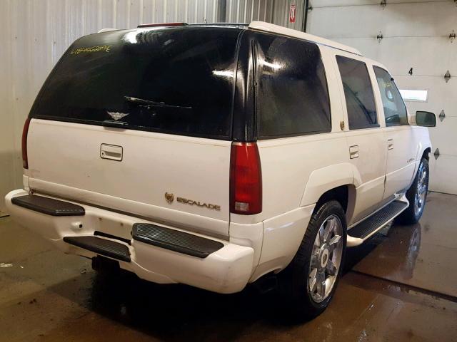 1GYEK63RXYR205887 - 2000 CADILLAC ESCALADE L WHITE photo 4