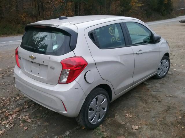 KL8CB6SA1HC732236 - 2017 CHEVROLET SPARK LS SILVER photo 4