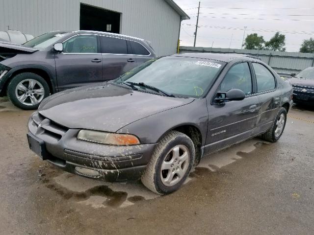 1B3EJ56H2YN181177 - 2000 DODGE STRATUS ES GRAY photo 2