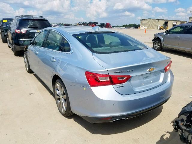 1G1ZH5SX5HF161260 - 2017 CHEVROLET MALIBU PRE 银色 照片 3