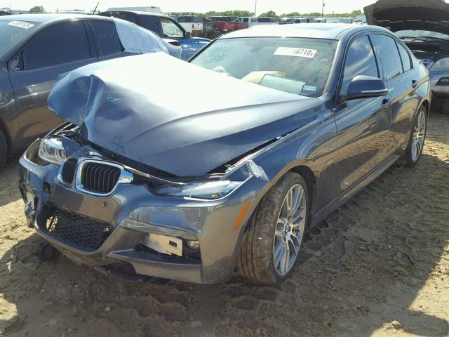 WBA8B3G50GNT92214 - 2016 BMW 340 I GRAY photo 2