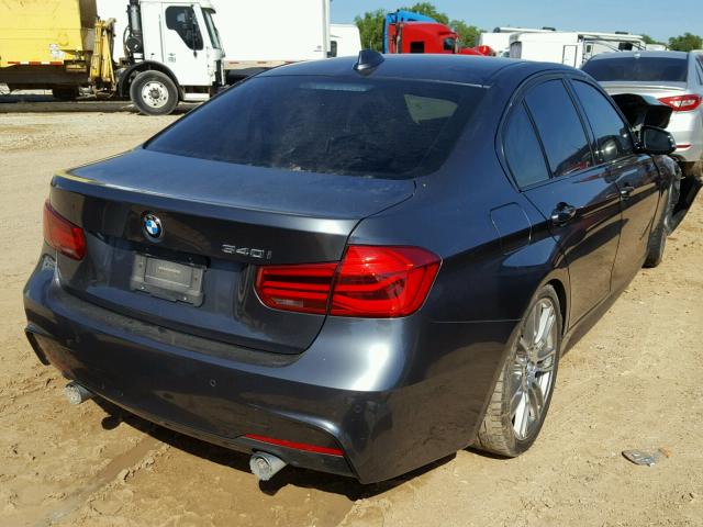 WBA8B3G50GNT92214 - 2016 BMW 340 I GRAY photo 4