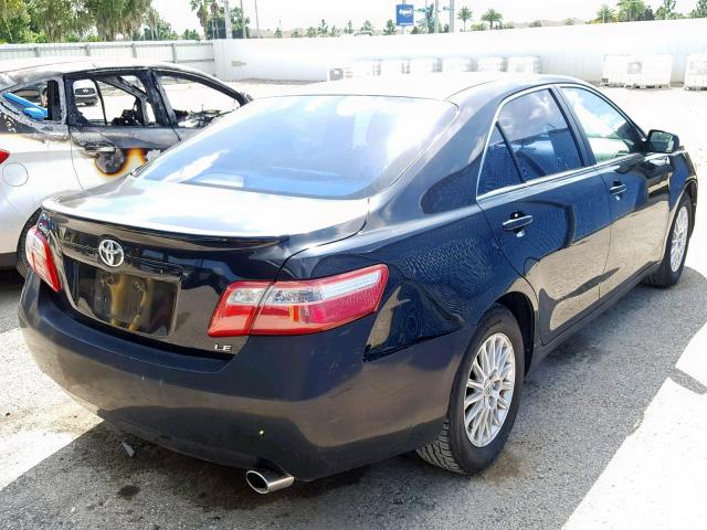 4T1BE46K57U631142 - 2007 TOYOTA CAMRY NEW BLACK photo 4