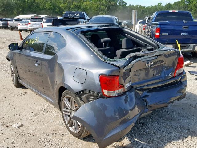 JTKJF5C77C3038815 - 2012 TOYOTA SCION TC ნაცრისფერი ფოტო 3