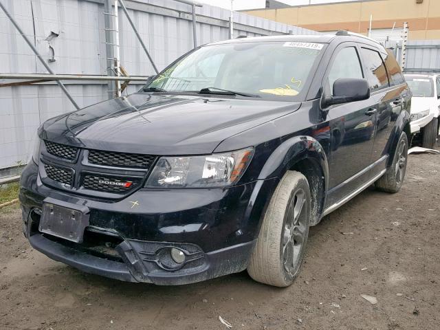 3C4PDDGG8ET268687 - 2014 DODGE JOURNEY CR BLACK photo 2