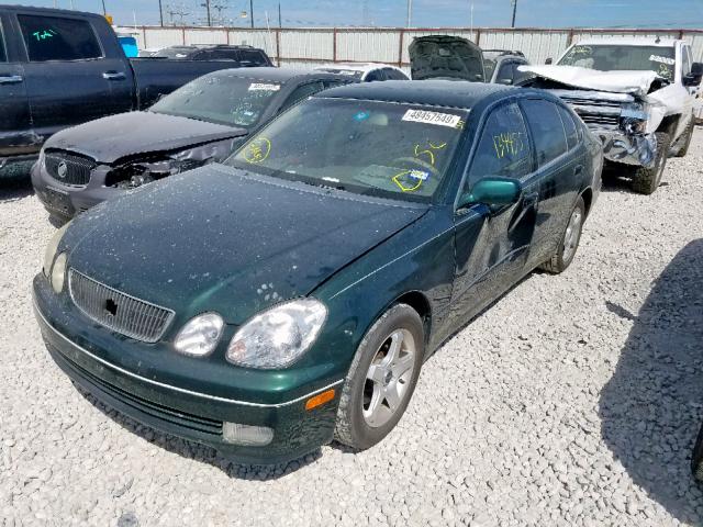 JT8BD68S3Y0114252 - 2000 LEXUS GS 300 GREEN photo 2