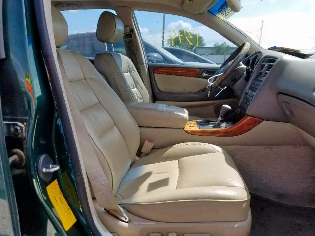 JT8BD68S3Y0114252 - 2000 LEXUS GS 300 GREEN photo 5