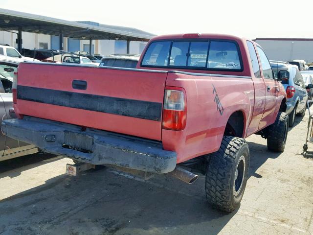 JT4VD22F3S0006322 - 1995 TOYOTA T100 XTRAC RED photo 4