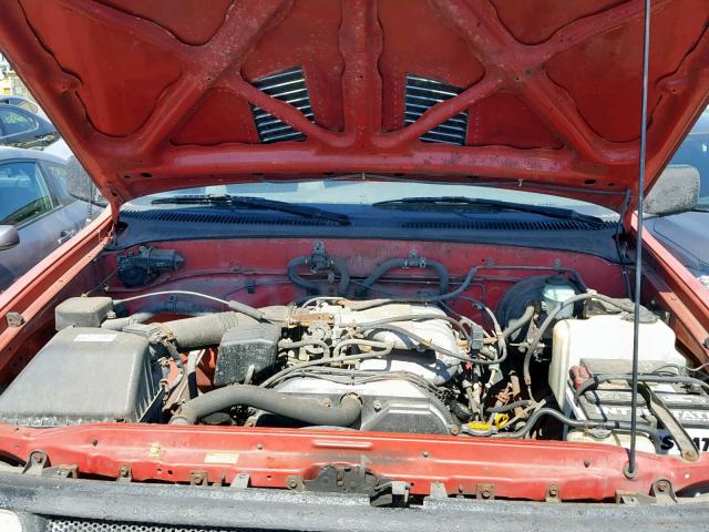 JT4VD22F3S0006322 - 1995 TOYOTA T100 XTRAC RED photo 7