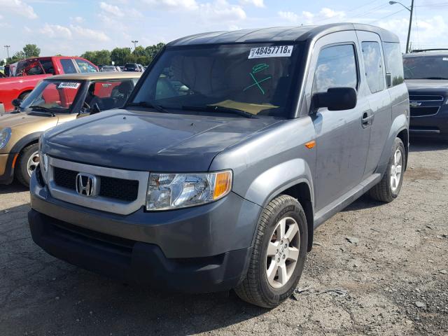 5J6YH28719L001172 - 2009 HONDA ELEMENT EX GRAY photo 2