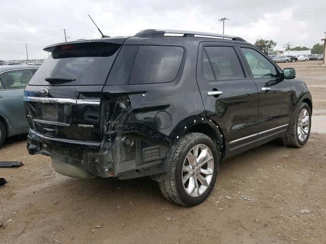 1FM5K7F82FGC37932 - 2015 FORD EXPLORER L BLACK photo 4