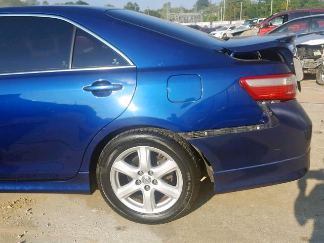 4T1BK46K97U044418 - 2007 TOYOTA CAMRY NEW BLUE photo 9