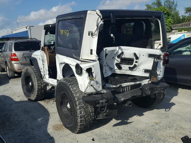 1C4AJWBG7FL517088 - 2015 JEEP WRANGLER S WHITE photo 3