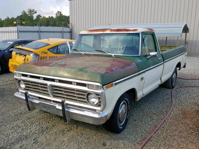 F10YCT06610 - 1974 FORD F100 TWO TONE photo 2