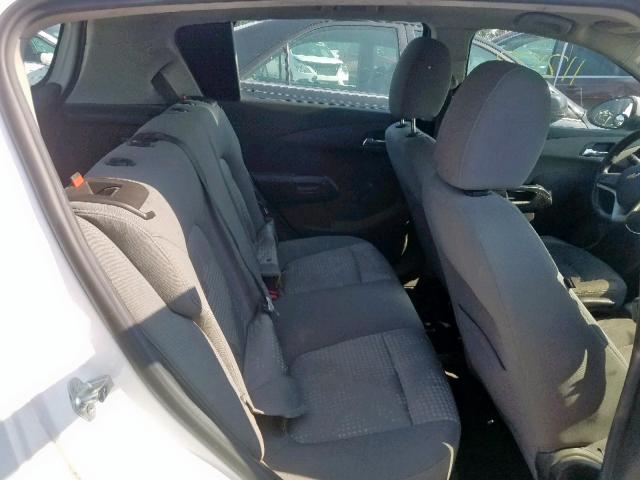 1G1JA6SH9C4107822 - 2012 CHEVROLET SONIC LS WHITE photo 6