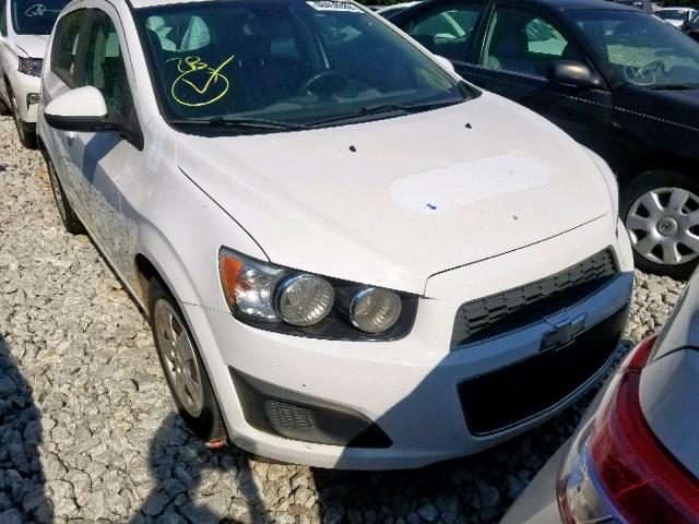 1G1JA6SH9C4107822 - 2012 CHEVROLET SONIC LS WHITE photo 9