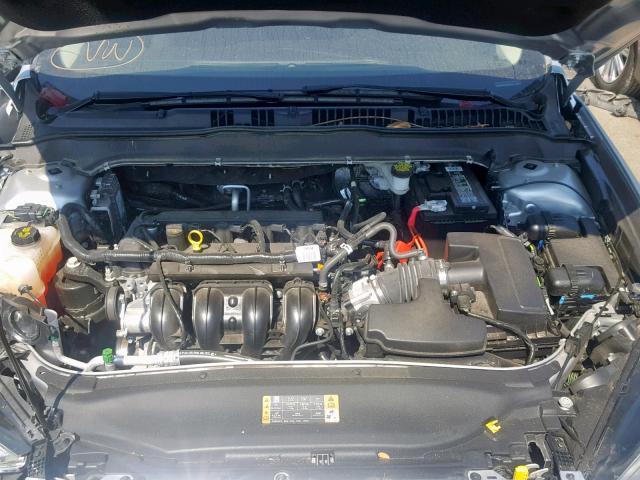 3FA6P0G78HR339339 - 2017 FORD FUSION S SILVER photo 7