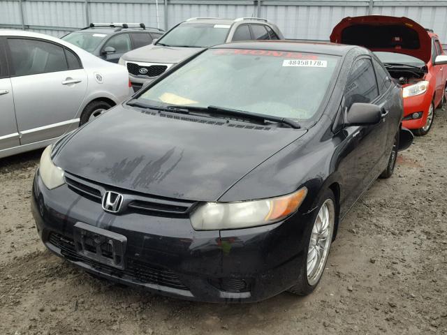 2HGFG123X6H012164 - 2006 HONDA CIVIC DX V BLACK photo 2