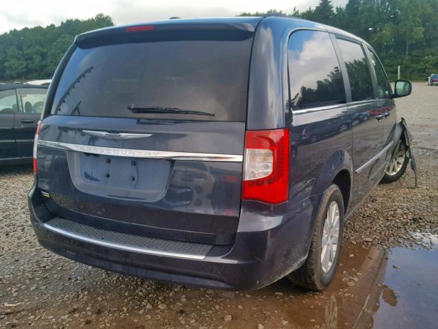 2C4RC1BG5ER159754 - 2014 CHRYSLER TOWN & COU BLUE photo 4