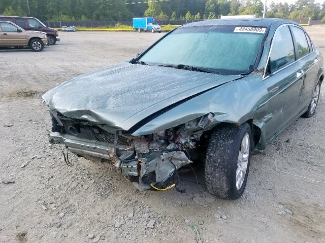 1HGCP36839A039682 - 2009 HONDA ACCORD EXL GREEN photo 2