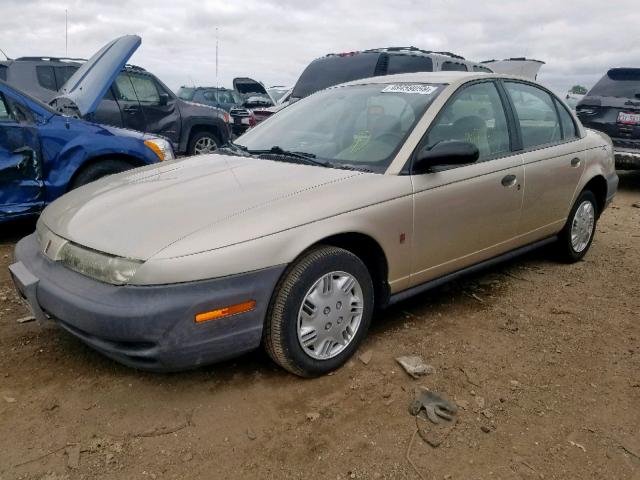 1G8ZH5285WZ135327 - 1998 SATURN SL1 GOLD photo 2