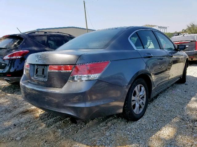 1HGCP2F47BA094049 - 2011 HONDA ACCORD LXP GRAY photo 4