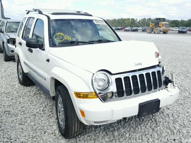 1J4GL58K36W100540 - 2006 JEEP LIBERTY LI WHITE photo 1