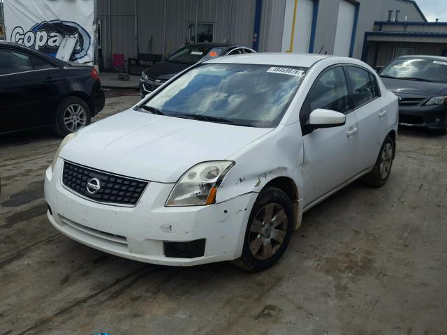 3N1AB61E37L653126 - 2007 NISSAN SENTRA 2.0 WHITE photo 2