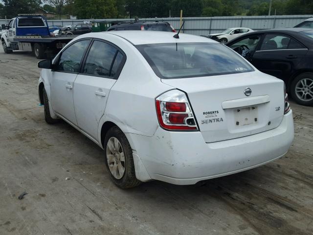 3N1AB61E37L653126 - 2007 NISSAN SENTRA 2.0 WHITE photo 3